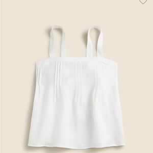 J. Crew Bow Back Linen Tank Top